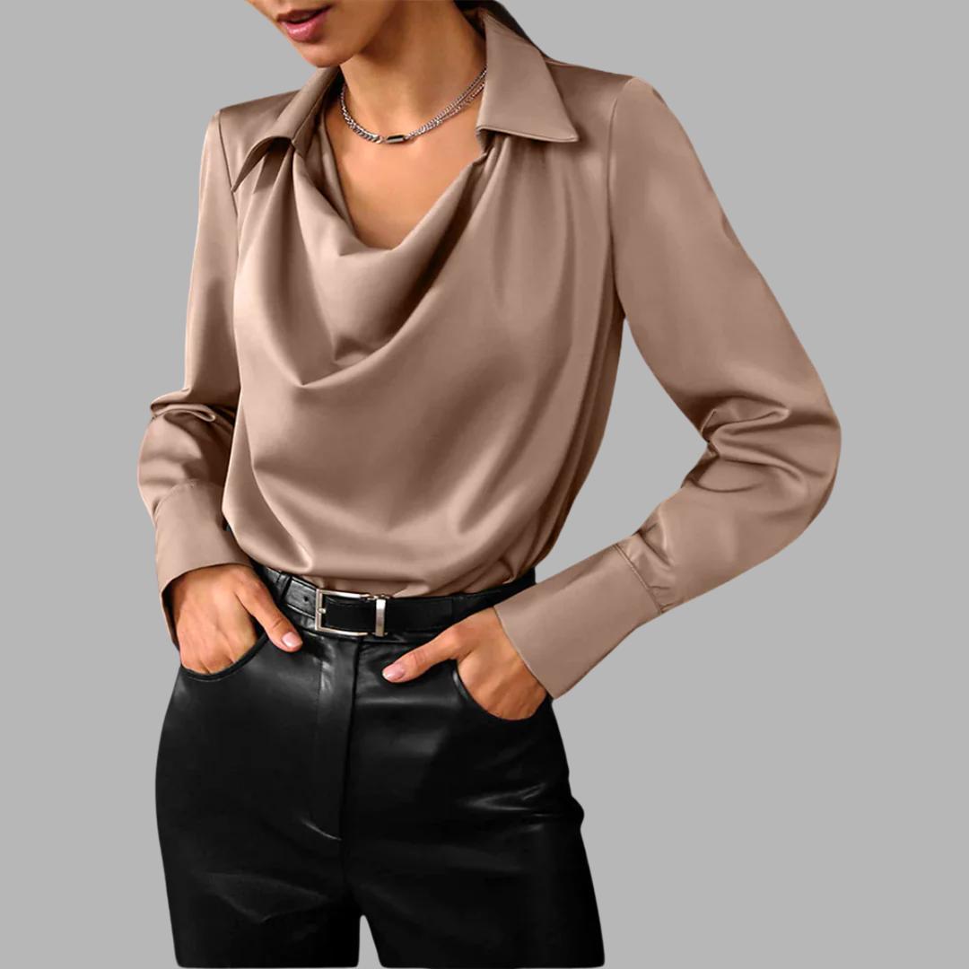 Fenna | Blusa sedosa con volantes
