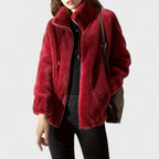 Ariadna | Chaqueta de tacto suave con cremallera