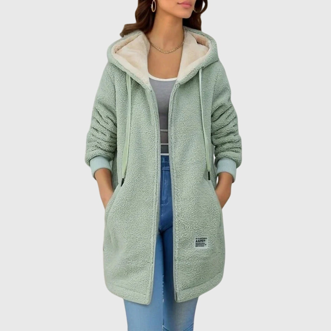 Birgitta | Chaqueta de forro polar con capucha