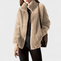Ariadna | Chaqueta de tacto suave con cremallera