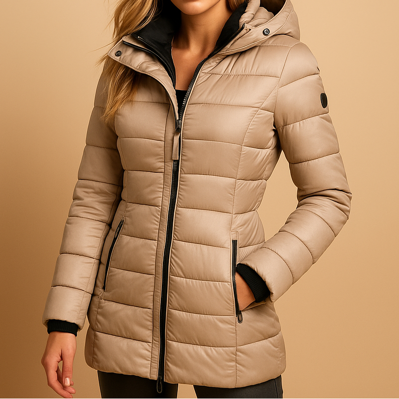 Elize | Chaqueta acolchada ligera con capucha