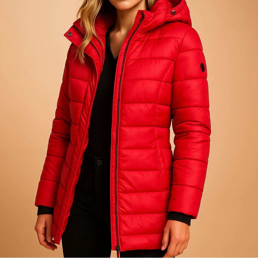 Elize | Chaqueta acolchada ligera con capucha