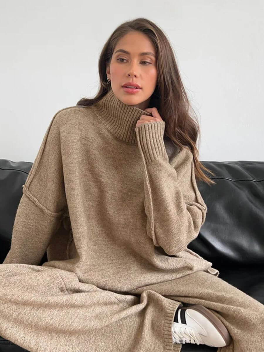 Riley | Conjunto amplio de jersey y pantalón