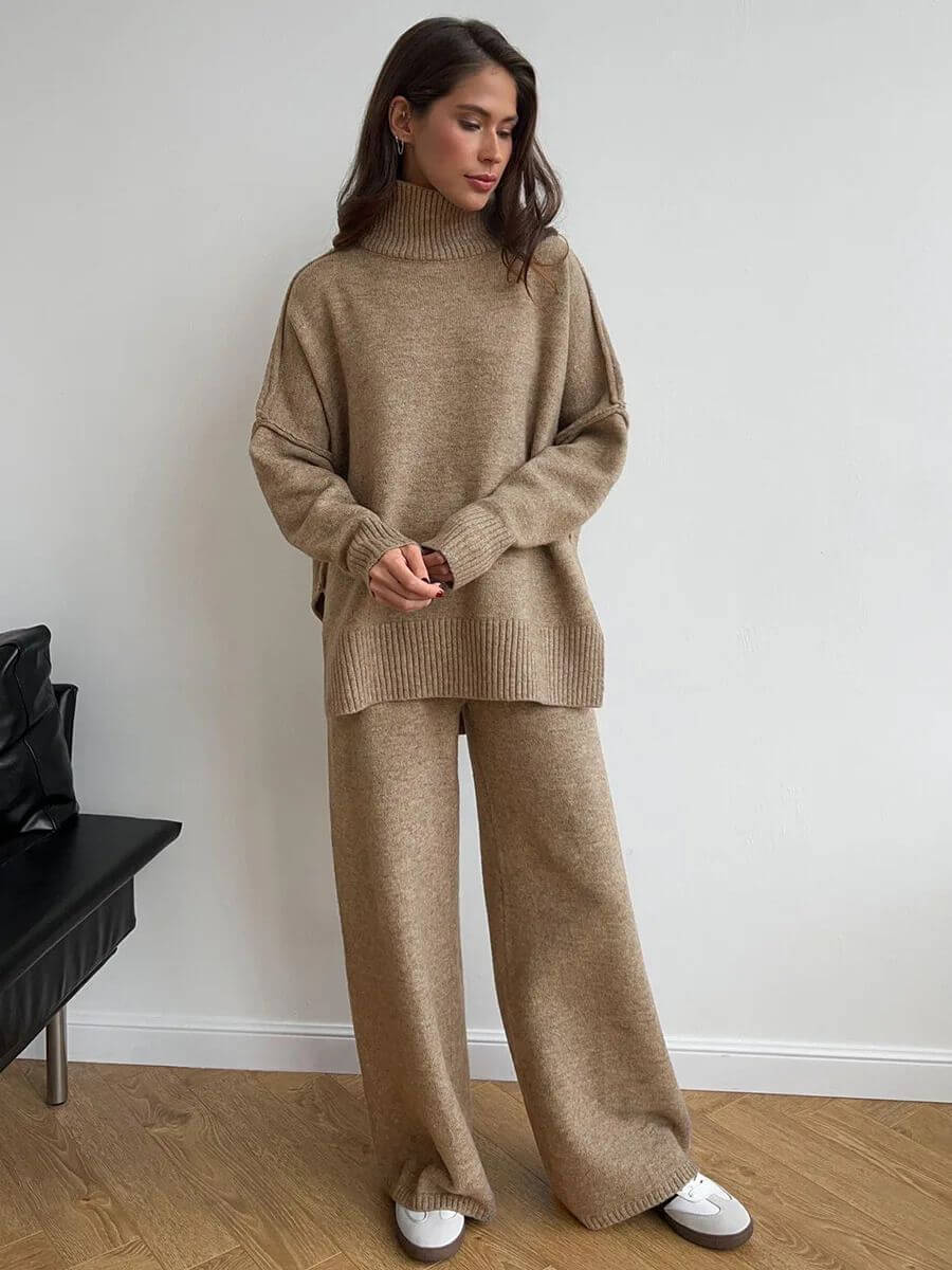 Riley | Conjunto amplio de jersey y pantalón
