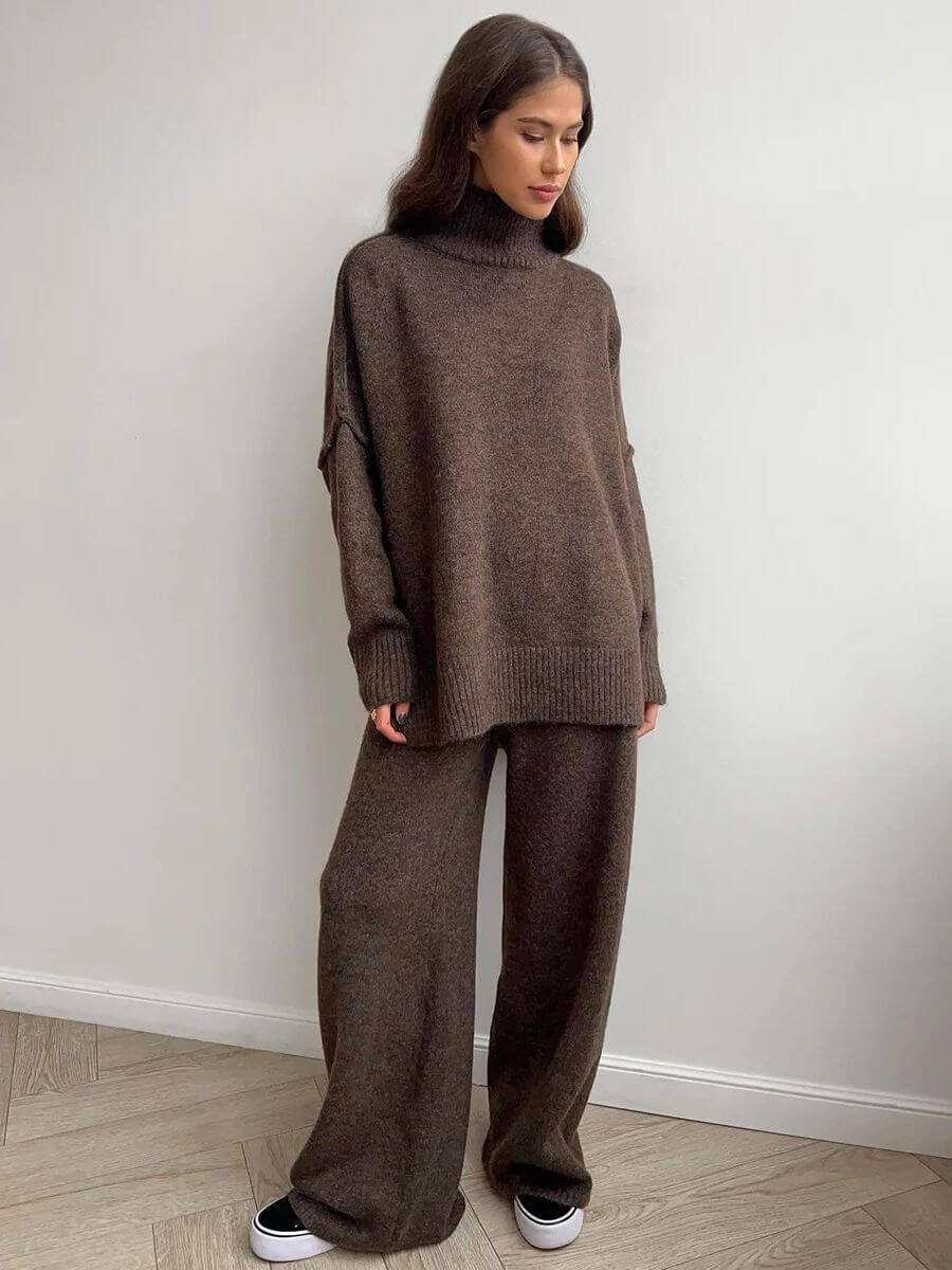 Riley | Conjunto amplio de jersey y pantalón