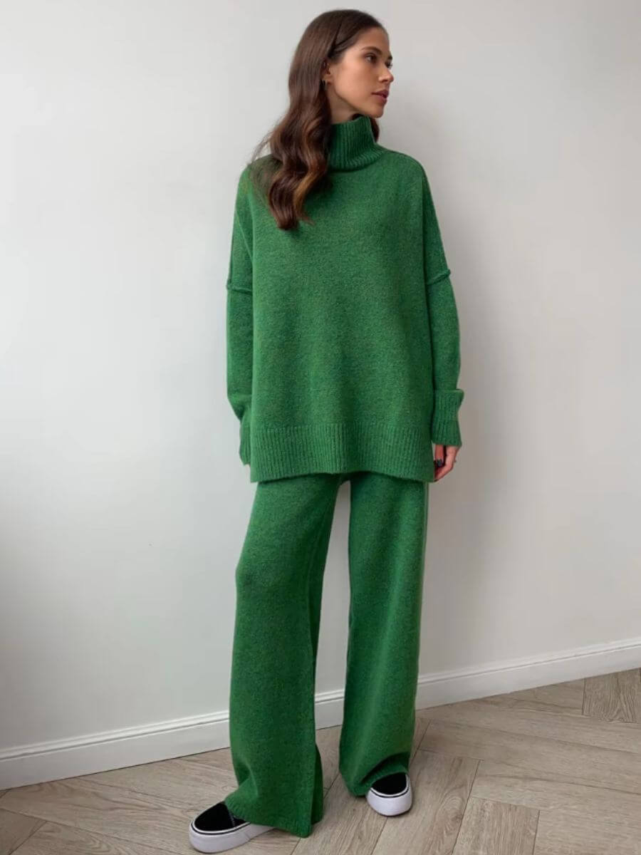 Riley | Conjunto amplio de jersey y pantalón