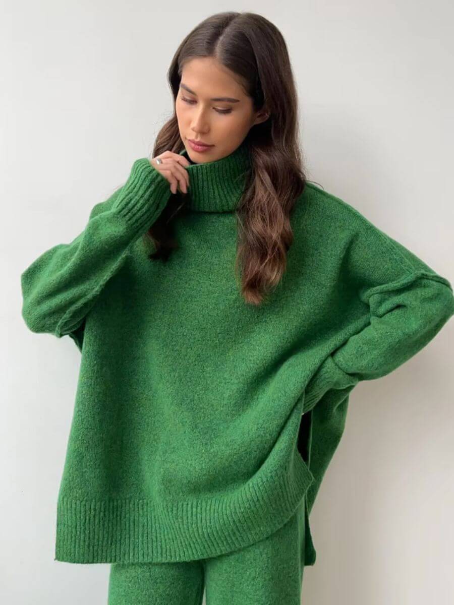 Riley | Conjunto amplio de jersey y pantalón