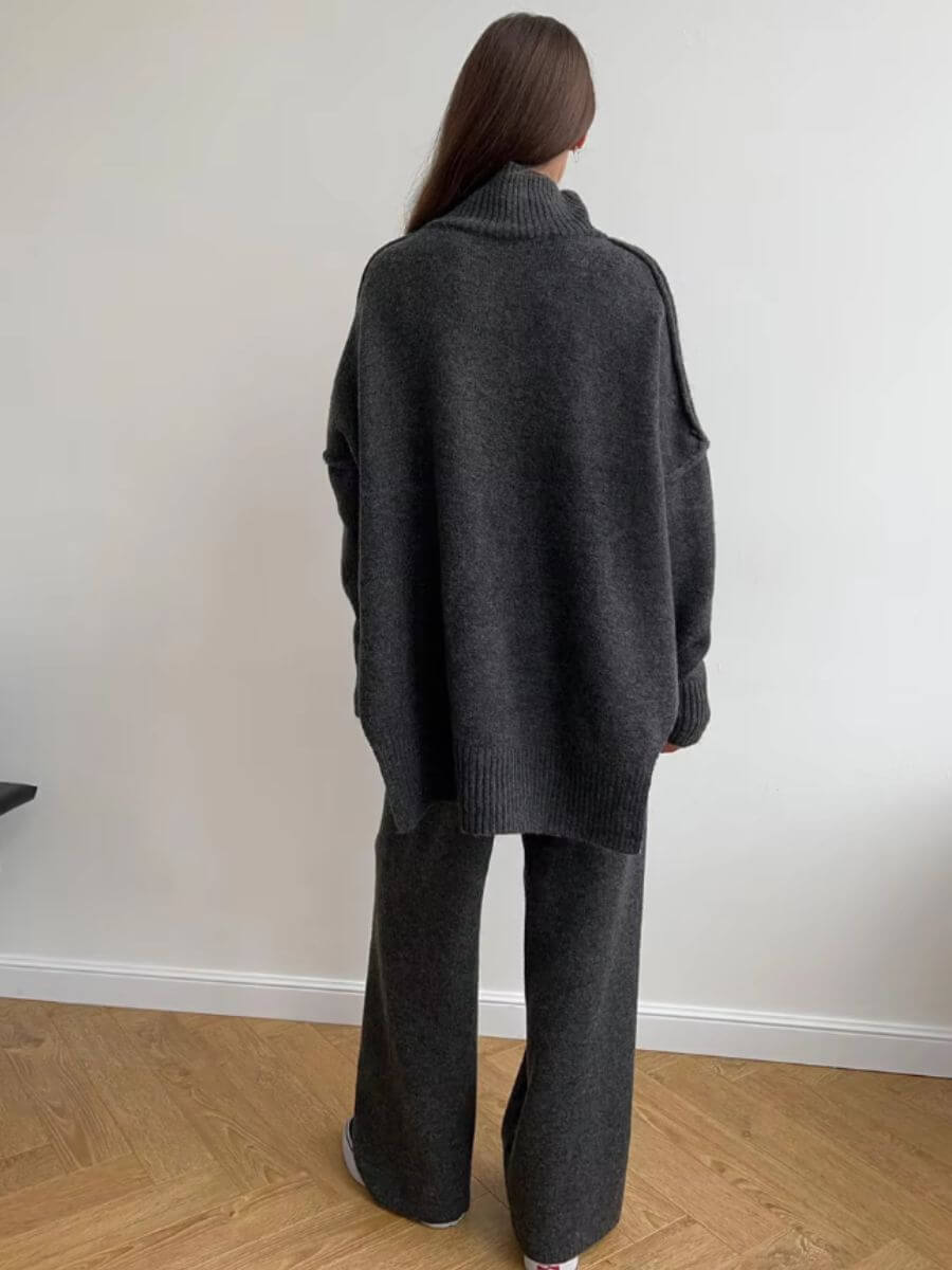 Riley | Conjunto amplio de jersey y pantalón