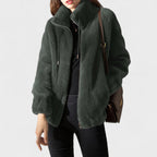 Ariadna | Chaqueta de tacto suave con cremallera