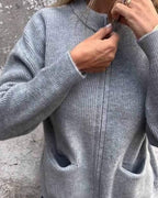 Amelia | Chaqueta de punto con cremallera y bolsillos
