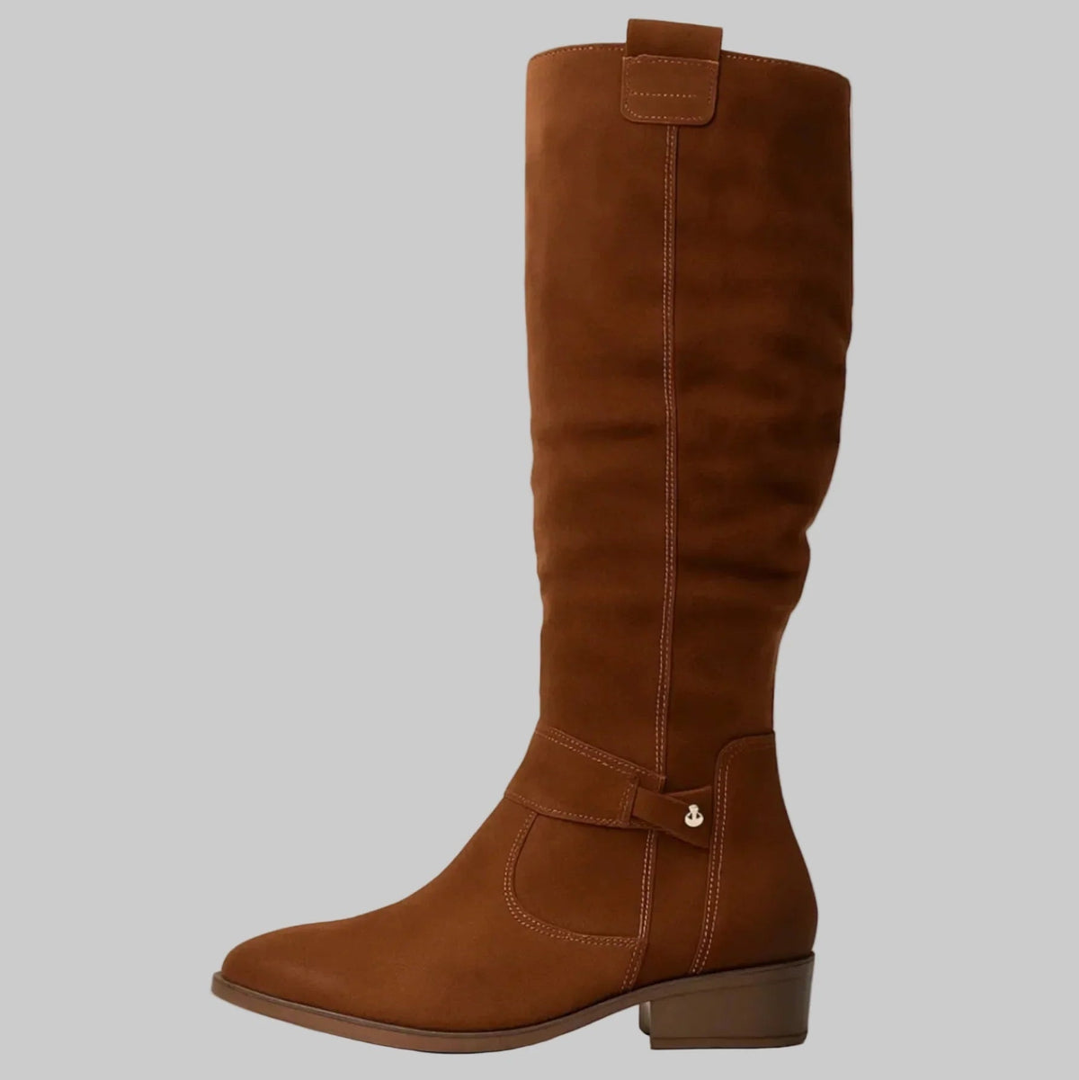 Camille | Botas altas de antelina hasta la rodilla