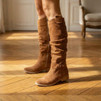 Camille | Botas altas de antelina hasta la rodilla