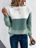 Nora | Jersey de rayas con cuello redondo