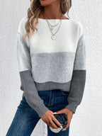 Nora | Jersey de rayas con cuello redondo