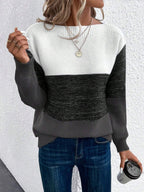 Nora | Jersey de rayas con cuello redondo