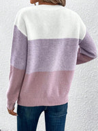 Nora | Jersey de rayas con cuello redondo