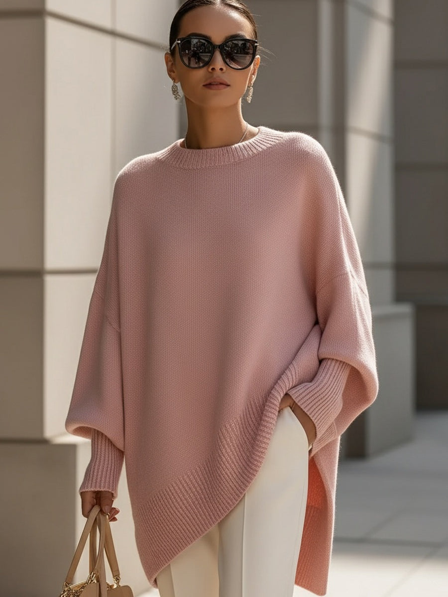 Lily | Jersey oversize asimétrico de punto