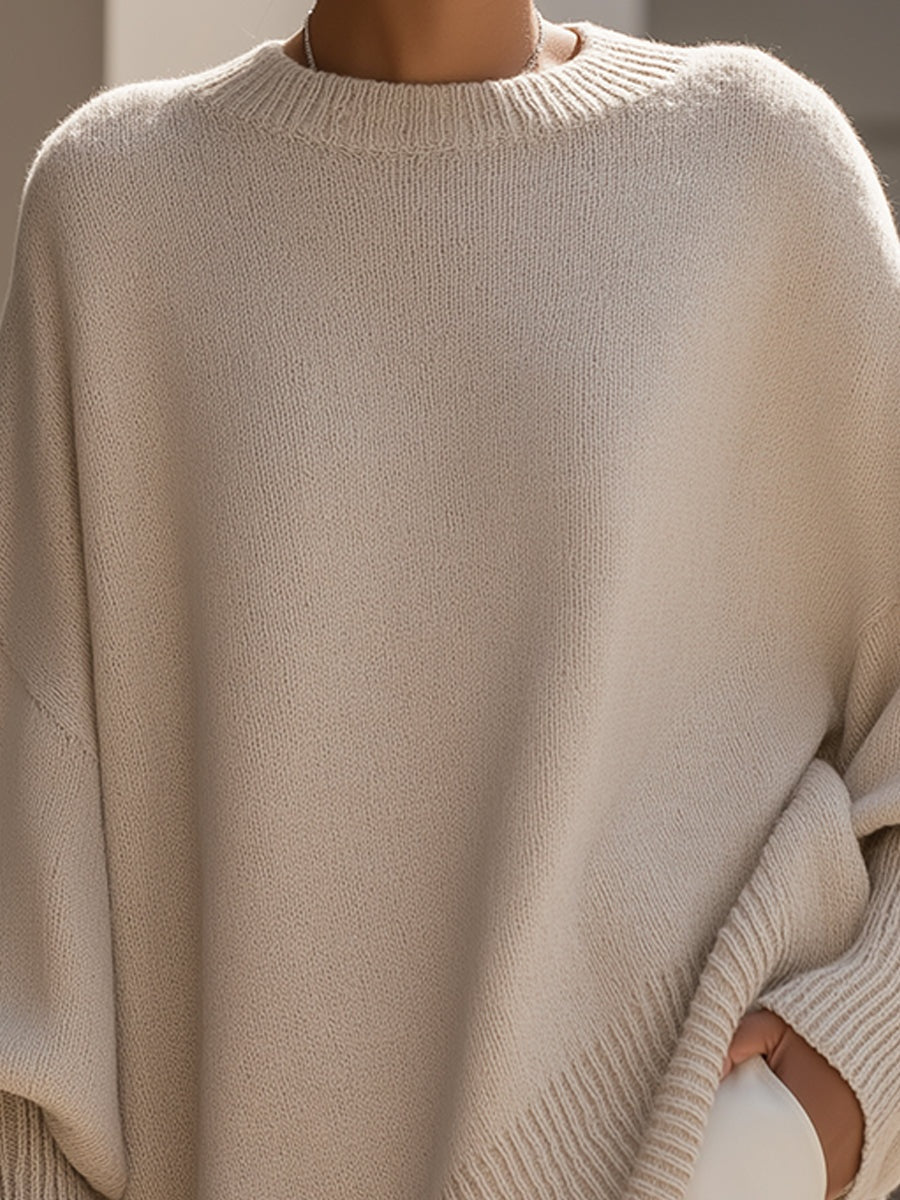 Lily | Jersey oversize asimétrico de punto