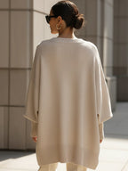 Lily | Jersey oversize asimétrico de punto