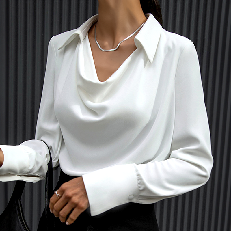 Fenna | Blusa sedosa con volantes