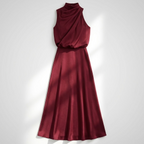 Evelyn | Vestido largo de noche con cuello halter