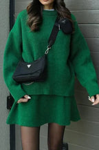 Beatrice | Conjunto de punto con jersey y falda