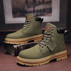 Ezra | Botas de trabajo de piel con cordones