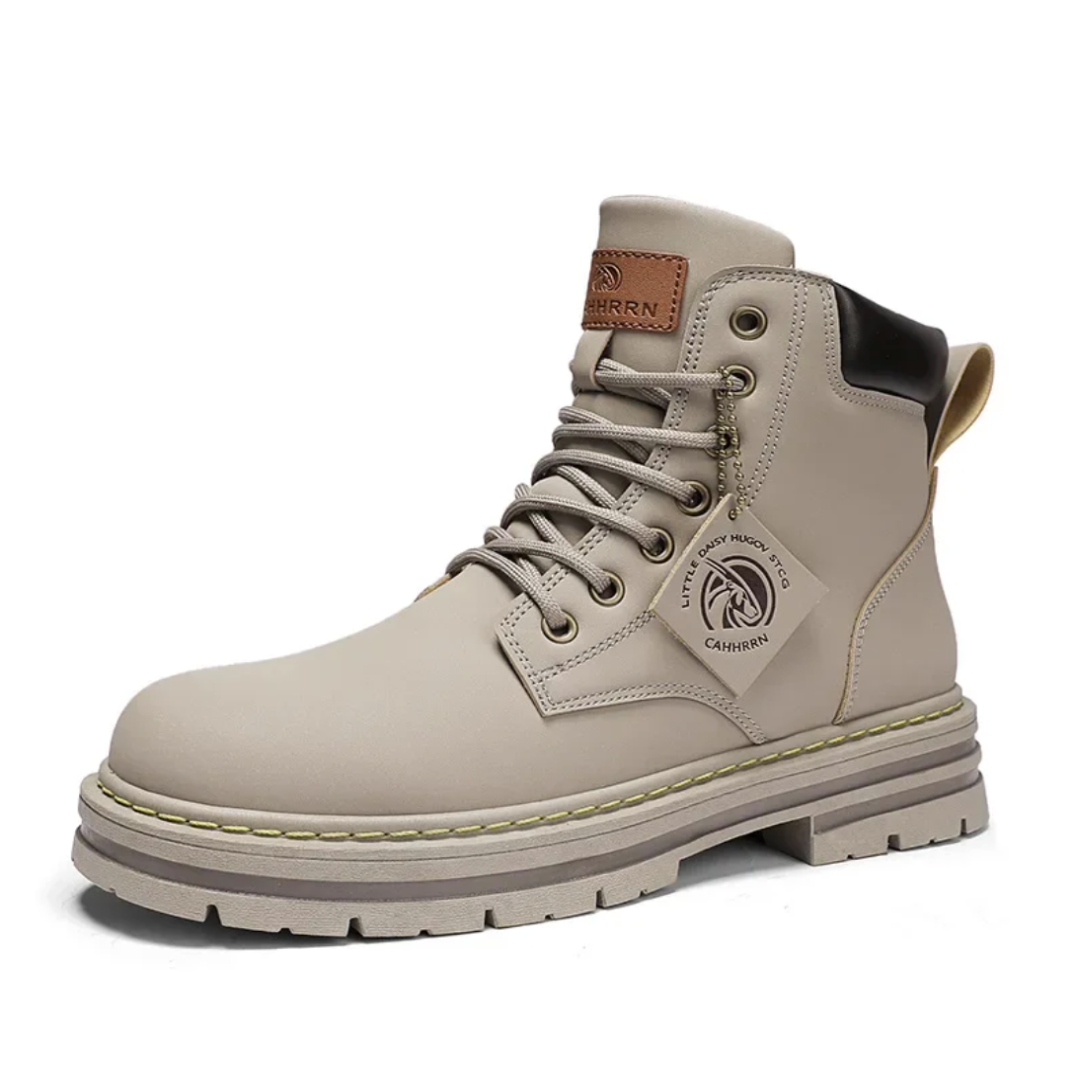 Ezra | Botas de trabajo de piel con cordones