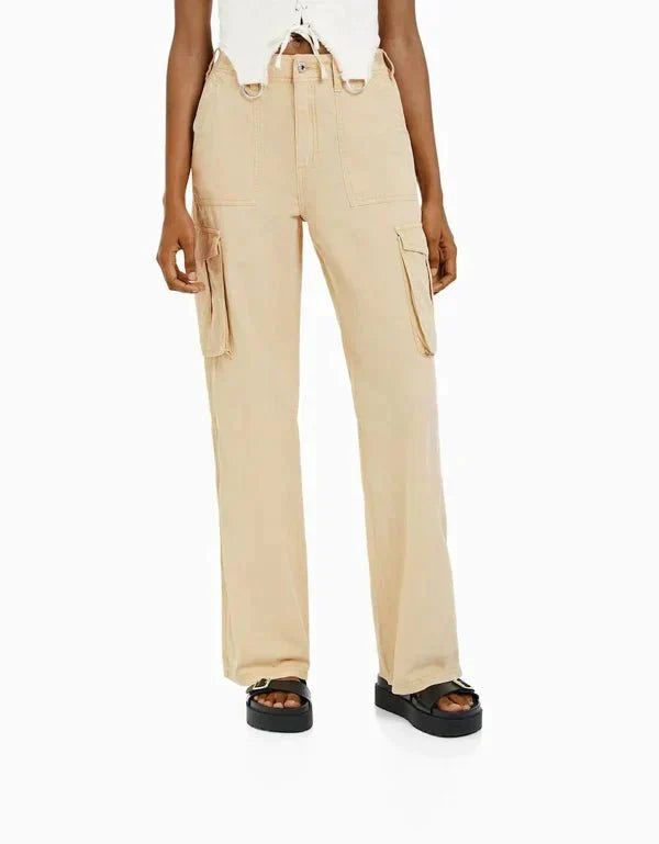 Mellany | Pantalón cargo de corte recto