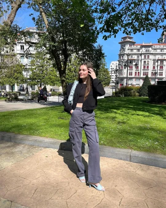 Mellany | Pantalón cargo de corte recto