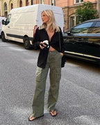 Mellany | Pantalón cargo de corte recto