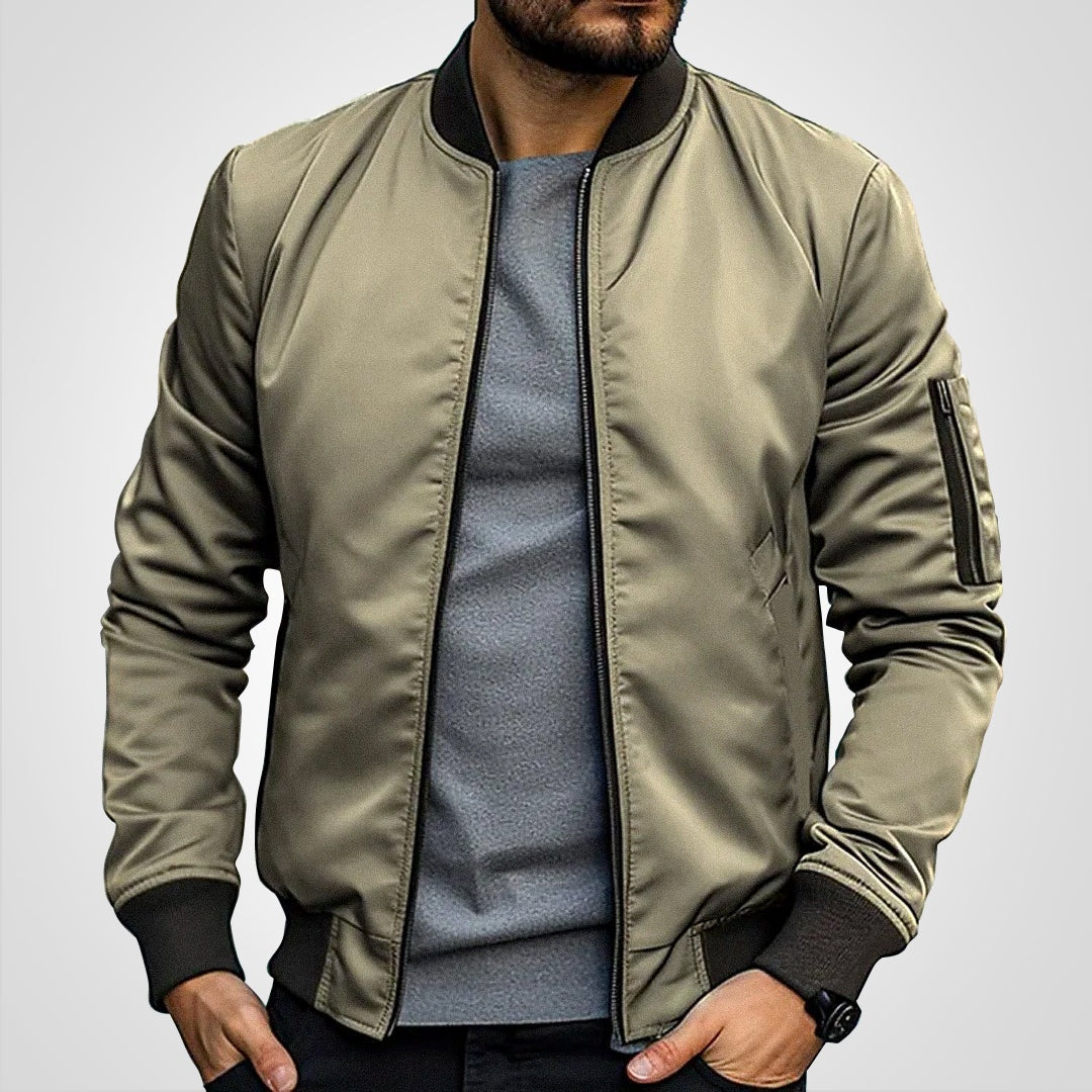 Jack | Cazadora bomber con bolsillo en la manga