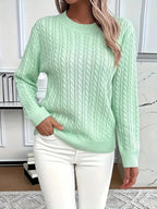 Sophia | Jersey de ochos con cuello redondo