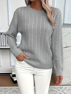 Sophia | Jersey de ochos con cuello redondo