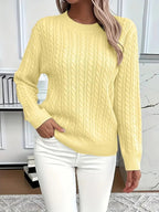 Sophia | Jersey de ochos con cuello redondo