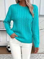 Sophia | Jersey de ochos con cuello redondo