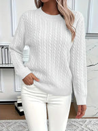 Sophia | Jersey de ochos con cuello redondo