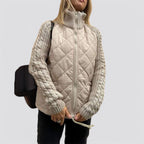 Maite | Chaqueta acolchada con mangas de punto