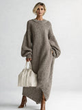 Morgan | Vestido largo de punto oversize