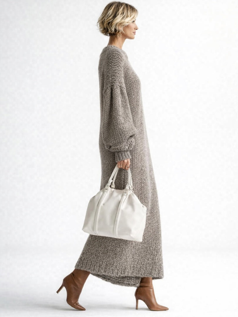 Morgan | Vestido largo de punto oversize