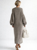 Morgan | Vestido largo de punto oversize