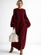 Morgan | Vestido largo de punto oversize