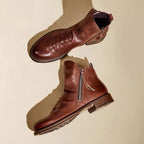Caleb | Botines chelsea de piel con cremallera