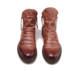Caleb | Botines chelsea de piel con cremallera