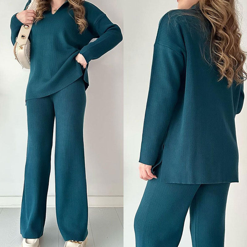 Lily | Conjunto cómodo con cuello de pico