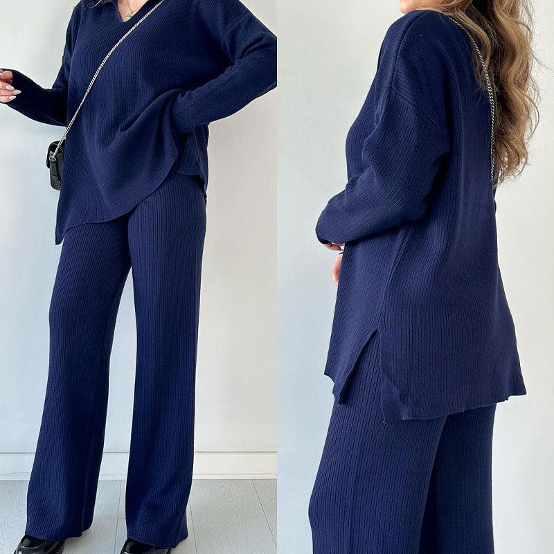 Lily | Conjunto cómodo con cuello de pico